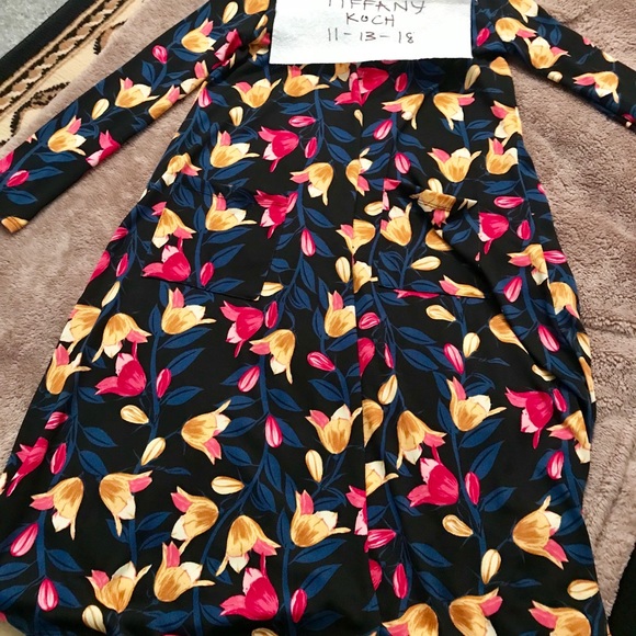 BNWOT S floral duster cardigan (lularoe Sarah) - Picture 2 of 2